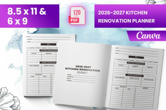 2026-2027 Kitchen Renovation Planner KDP