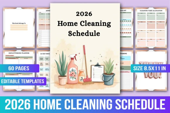 2026 Home Cleaning Schedule: A Practical Guide to Keeping Your Space Organized