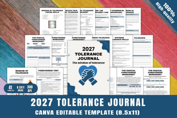 2027 Tolerance Journal: A Powerful Tool for Emotional Regulation and Self-Discovery