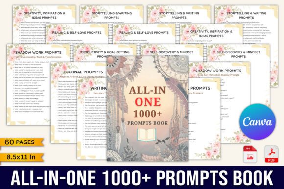 All-in-One 1000 Prompts Book: Your Ultimate Tool for Creativity and Growth