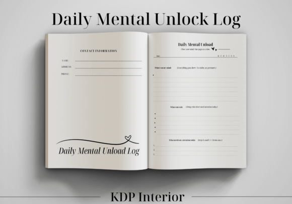 Daily Mental Unload Log KDP Inter