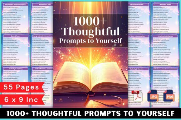 Discover Your Inner World with 1000 Thoughtful Prompts