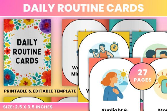 Mastering Daily Routines with Daily Routine Cards