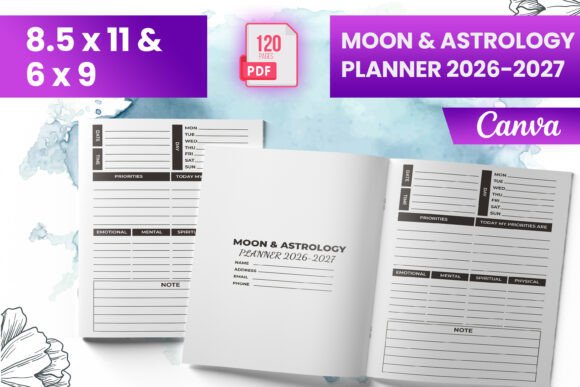 Moon Astrology Planner 2026-2027 KDP: A Practical Tool for Creative and Professional Use