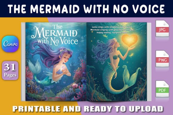 The Mermaid with No Voice Story: A Journey of Courage and Kindness