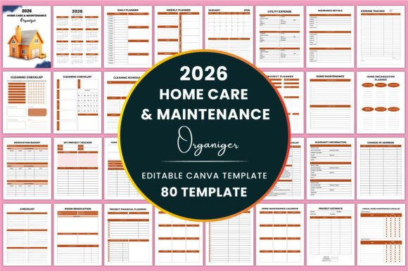 The Ultimate 2026 Home Care Maintenance Organizer: Simplify Your Home Life
