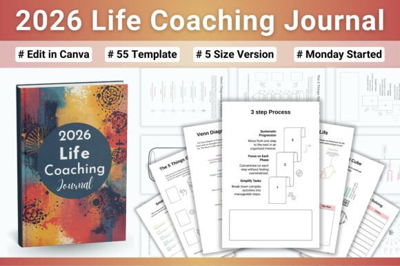 Transform Your Life with the 🌸2026 Life Coaching Journal
